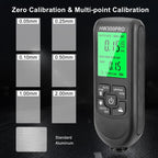HW-300PRO High Precision Coating Paint Powder Layer Thickness Gauge Anti-slip Paint Film Gauge(Black)