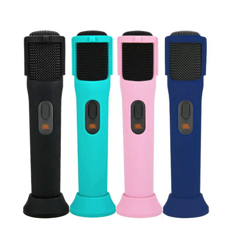 For JBL PartyBox Wireless Mic Silicone Protective Cover Microphone Case(Pink)