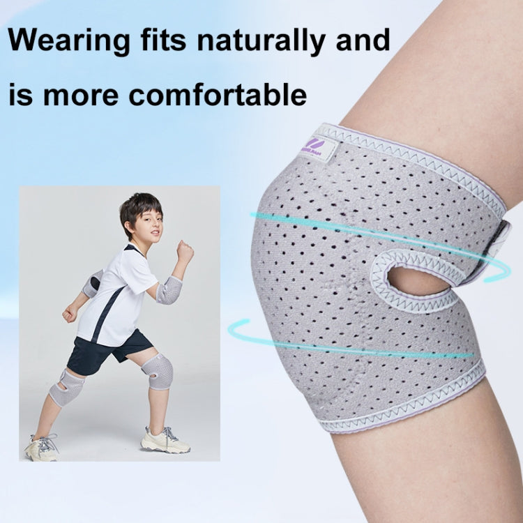 Nailekesi Kids Outdoor Sports Equipment Anti-fall Protective Gear, Color: Gray Purple 6 In 1(M)