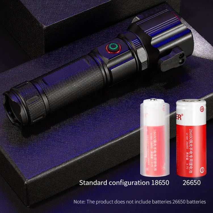E-SMARTER W5197 emergency flashlight with seat belt cutter and window hammer.