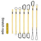 XINDA XD-A9561 Outdoor Mountain Climbing Equipment Anti-Loss Telescopic Buckle Elastic Rope, Style: 2 Automatic Locks