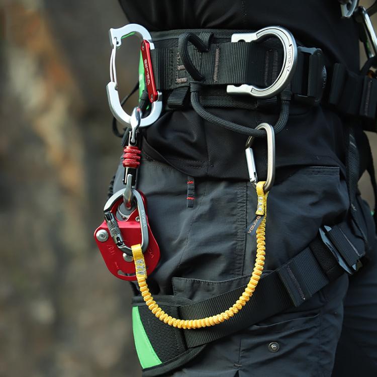 XINDA XD-A9561 Outdoor Mountain Climbing Equipment Anti-Loss Telescopic Buckle Elastic Rope, Style: 2 Automatic Locks