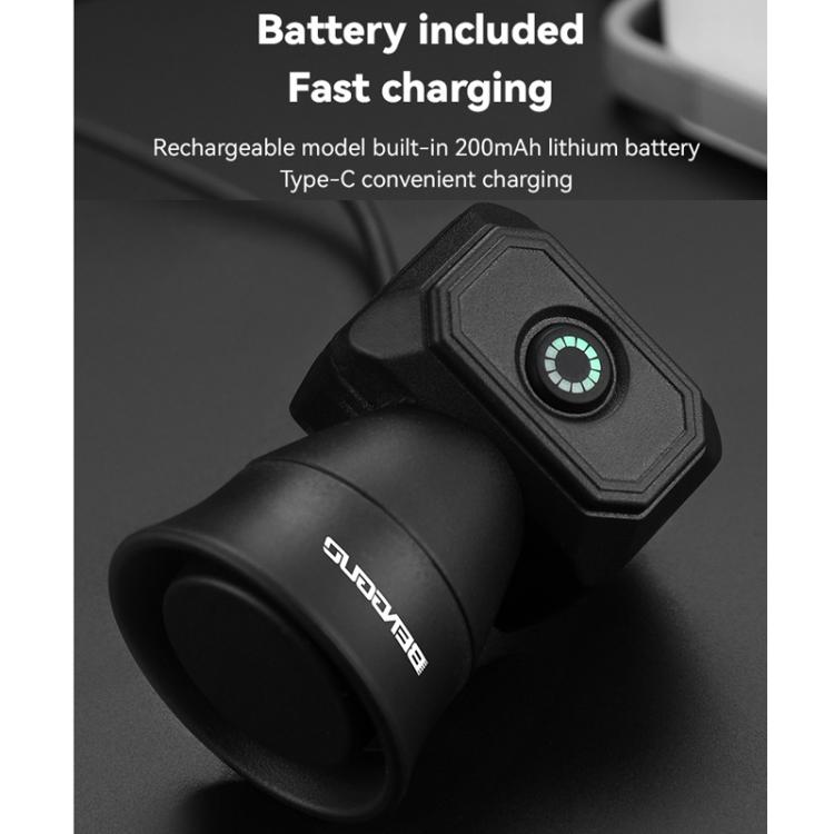 BENGGUO Bicycle Electronic Bell Mini Waterproof Cycling Equipment, Color: Battery Blue