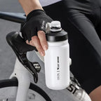 WEST BIKING 550ml Bike Water Bottle for Cycling Leak-Proof Squeeze Design Portable Sports Hydration Bottle(Yellow)
