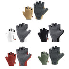 WEST BIKING Cushioned Breathable Non-slip Cycling Training Gloves, Size: L(Red)