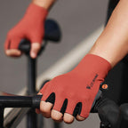 WEST BIKING Cushioned Breathable Non-slip Cycling Training Gloves, Size: L(Red)