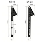 ENLEE Bike Chain Checker Chain Wear Measurement Tool, Style: Hollow