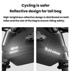 ENLEE Bike Quick-Release Seat Bag Waterproof Reflective Saddle Bag, Style: 1.3L Black