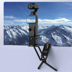 DJI Osmo Pocket 4 / 3 BRDRC Magnetic Tripod Metal Mounting Bracket(Black)