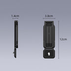 DJI Osmo Pocket 4 / 3 BRDRC Magnetic Tripod Metal Mounting Bracket(Black)
