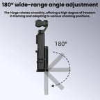 DJI Osmo Pocket 4 / 3 BRDRC Magnetic Tripod Metal Mounting Bracket(Black)
