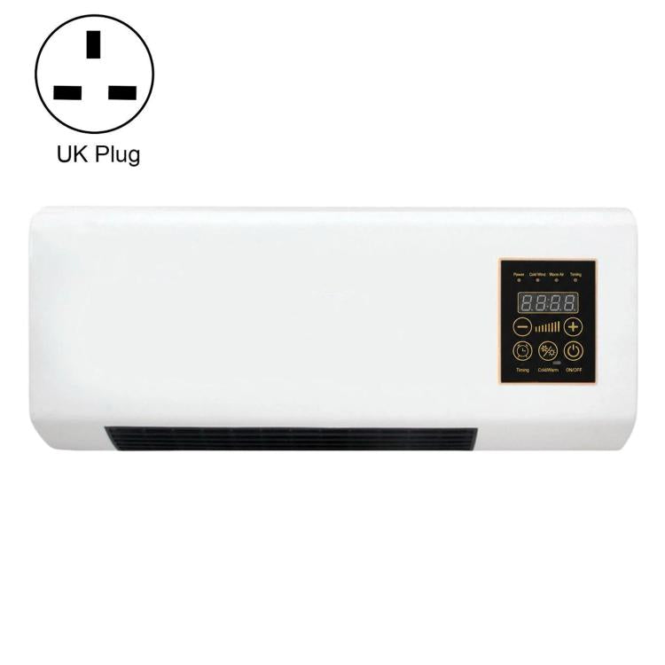 Wall Mounted Air Conditioner Fan Household Cooling & Heating Fan Electric Heater UK Plug