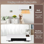 Wall Mounted Air Conditioner Fan Household Cooling & Heating Fan Electric Heater UK Plug