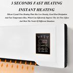Wall Mounted Air Conditioner Fan Household Cooling & Heating Fan Electric Heater UK Plug