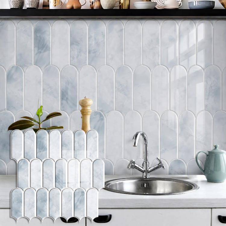 30cm x 30cm 3D Wall Sticker Waterproof Self Adhesive Foam Tile for Kitchen Backsplash and Bathroom Decor D1001 Main image