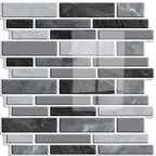 30cm x 30cm 3D Wall Sticker Waterproof Self Adhesive Foam Tile for Kitchen Backsplash and Bathroom Decor D1001