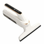 Cordless Electric Window Cleaner With Spray Function, Rechargeable Glass Squeegee Vacuum(White Gold)