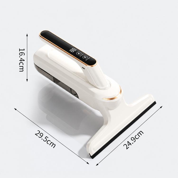 Cordless Electric Window Cleaner With Spray Function, Rechargeable Glass Squeegee Vacuum(White Gold)