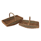 Red Hamper Unpeeled Willow Garden Trug Basket