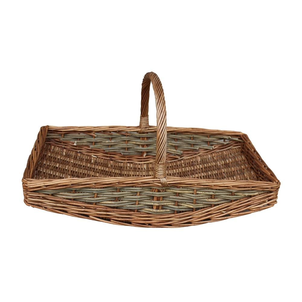 Unpeeled Willow Garden Trug Basket Secondary image