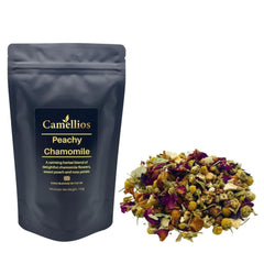 Peachy Chamomile Tea, Herbal Loose Leaf Tea