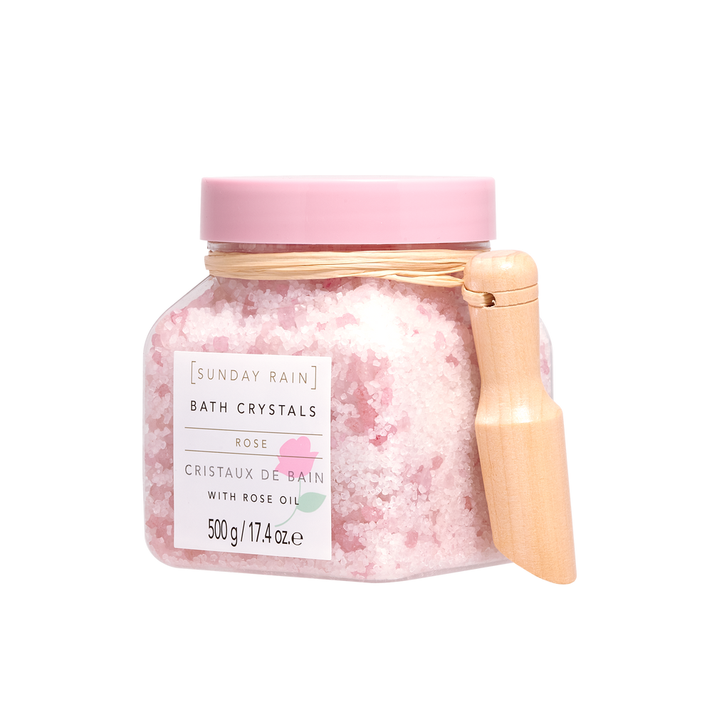 Sunday Rain Bath Crystals Rose, 500g