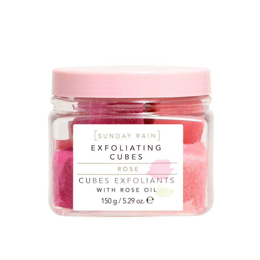 Sunday Rain Exfoliating Cubes Rose, 150g Main image