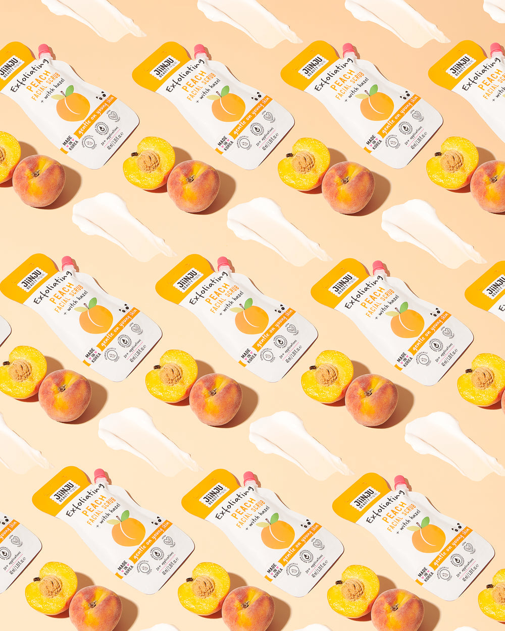 Jiinju Exfoliating Peach Facial Scrub