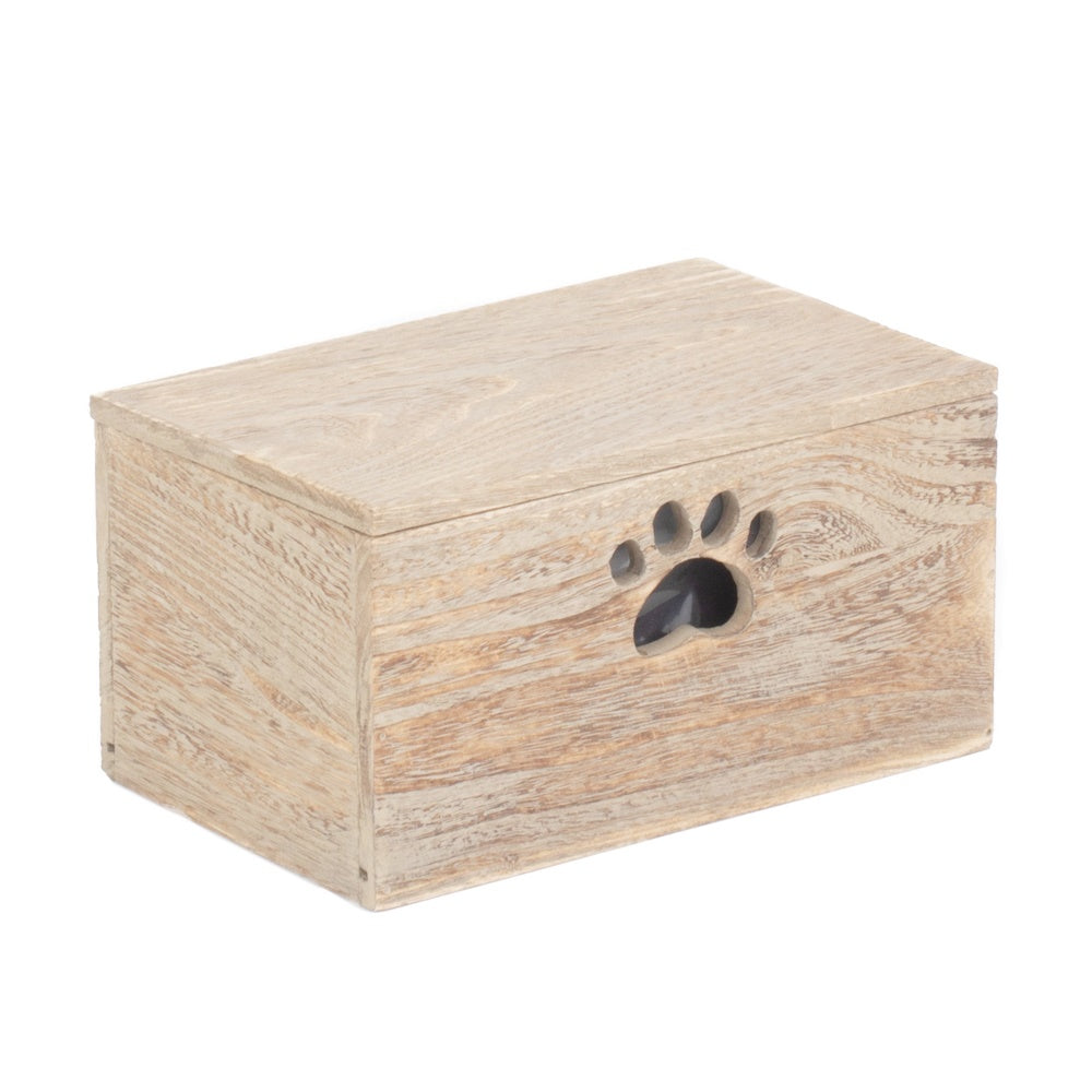 Red Hamper Wooden Dog Treat Box Main image