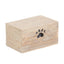 Red Hamper Wooden Dog Treat Box