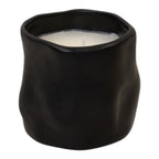 Timeless Black Sculpted Candle