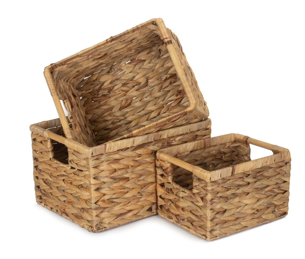 Red Hamper Nordic Water Hyacinth Storage Basket Main image