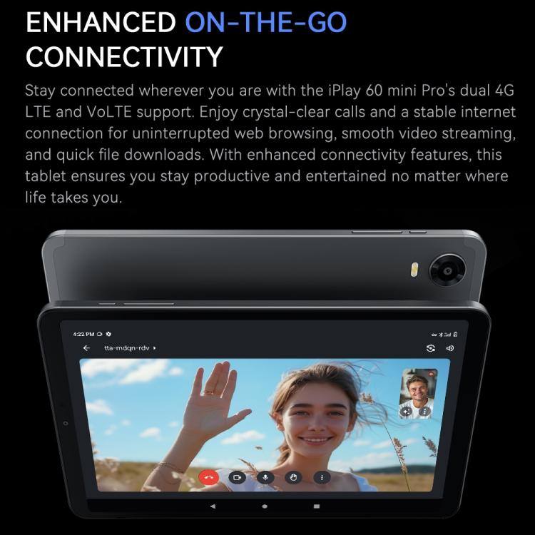 ALLDOCUBE iPlay 60 Mini Pro 4G LTE Tablet, 8GB+256GB, 8.4 inch Android 14 MTK Helio G99 Octa Core (Dark Gray)