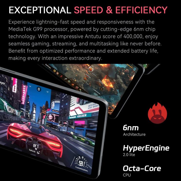 ALLDOCUBE iPlay 60 Mini Pro 4G LTE Tablet, 8GB+256GB, 8.4 inch Android 14 MTK Helio G99 Octa Core (Dark Gray)