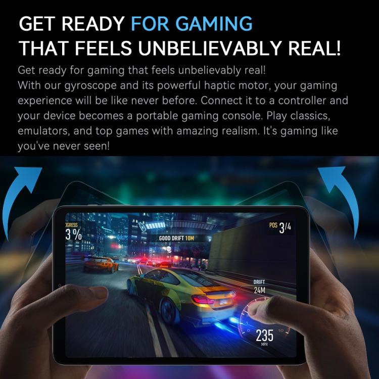 ALLDOCUBE iPlay 60 Mini Pro 4G LTE Tablet, 8GB+256GB, 8.4 inch Android 14 MTK Helio G99 Octa Core (Dark Gray)