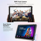 [HK Warehouse] Ulefone Rugking Pad 2 Pro Rugged Tablet PC, 8GB+256GB, 10.1 inch Android 16 Unisoc T7250 Octa Core 4G Network, EU Plug (Black)