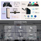 [HK Warehouse] Ulefone Rugking Pad 2 Pro Rugged Tablet PC, 8GB+256GB, 10.1 inch Android 16 Unisoc T7250 Octa Core 4G Network, EU Plug (Black)