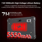 CENAVA A80R IP68 Rugged Tablet PC, 8GB+128GB, 8 inch Android 12 OS RK3588 Octa Core, EU Plug