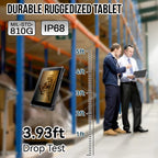CENAVA A10ST IP68 Rugged Tablet PC, 8GB+128GB, 10.1 inch Android 13 OS MT8781 Octa Core, 4G Network, UK Plug