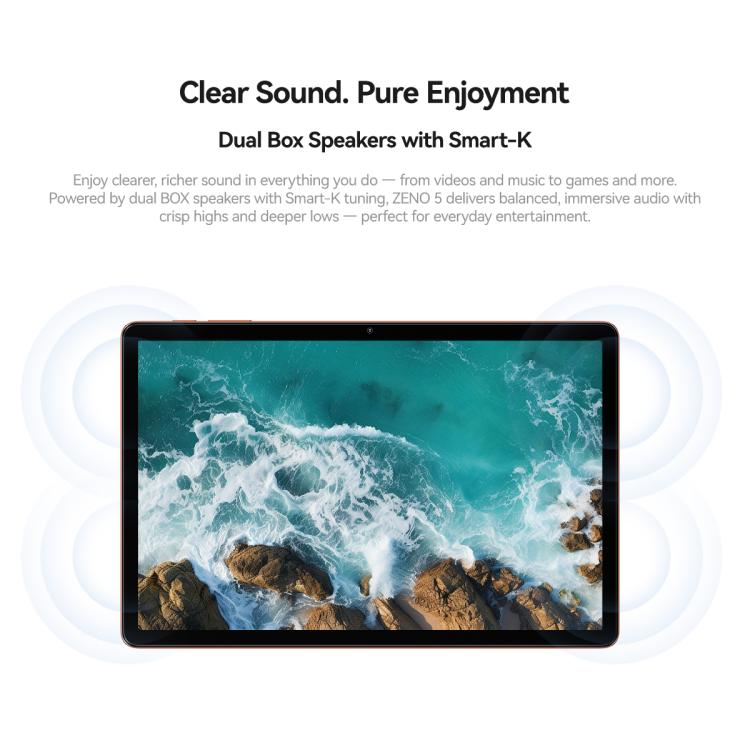 [HK Warehouse] Blackview ZENO 5 Tablet PC, 8GB+128GB, 11 inch Android 16 Unisoc T7250 Octa Core, Network: 4G, Global Version with Google Play (Orange)