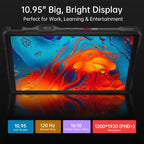 [HK Warehouse] Unihertz 8849 Tank Pad Ultra Rugged Tablet PC & Projector, 16GB+512GB, 10.95 inch Android 15 Dimensity 8200 Octa Core 5G Network, EU Plug (Black)