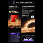 Lenovo LEGION Y900 13 AI Tablet, 13 inch Wi-Fi, 12GB+256GB, Android 16, Snapdragon 8 Elite Octa Core, US Plug (Purple)