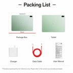 OnePlus Pad 3 Pro 13.2 inch WiFi Tablet PC, 16GB+512GB ColorOS 16 Qualcomm Snapdragon 8 Elite Gen5 CPU, US Plug (Light Green)