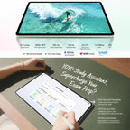 Honor Pad 20 Soft Light Edition WiFi Tablet PC, 12.1 inch 12GB+256GB MagicOS 10 Qualcomm Snapdragon 7 Gen3 Octa Core, US Plug (Green)