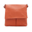 Italian Designer Leather Clutch Crossbody Monica- Dark Orange