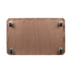 Wheeled Rattan Hessian Lined Log Basket