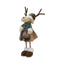 Standing Female Felt Elk Christmas Ornament with Antlers