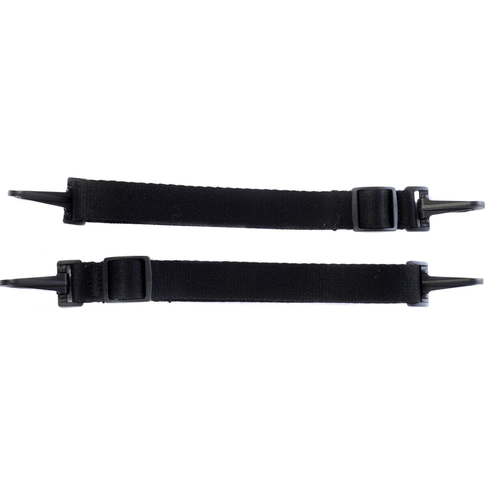 pair of  black adjustable yoga mat clips