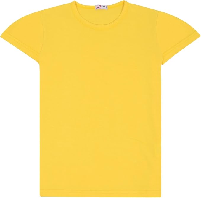 A2Z 4 Kids Kids Girls T Shirts Cotton Plain | Stylish Tie Dye T-Shirt | Soft Feel Tees Casual Top Secondary image