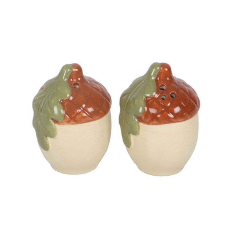 Acorn Salt and Pepper Shakers - Condiment Shaker - British D'sire